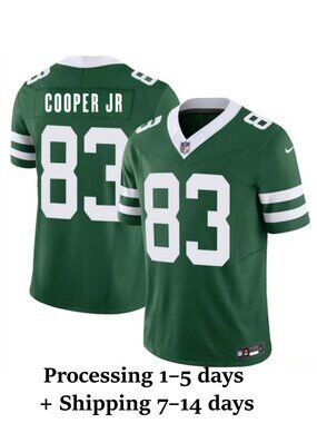 Mens Youths Select Omar Cooper Jr Green Vapor Stitched Jersey